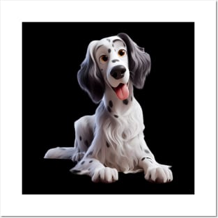 English Setter Dog Posters and Art